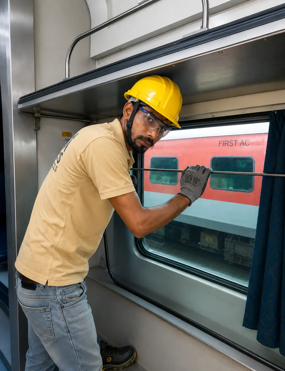 Railway operations team at work
